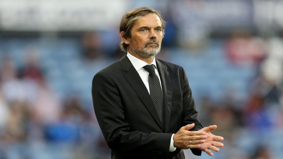 Derby manager Phillip Cocu